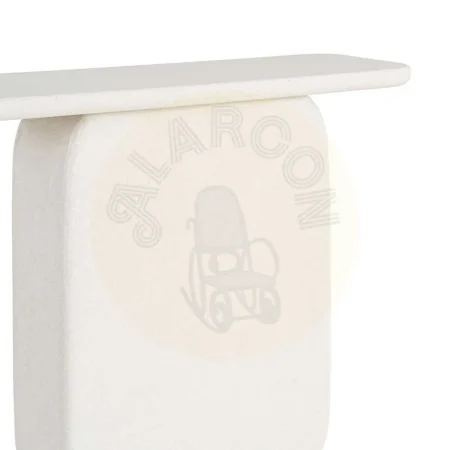 Consola blanca en DM acabado poroso granulado 100x35x82cm - Ixia - 616484IX - foto-secundaria-1