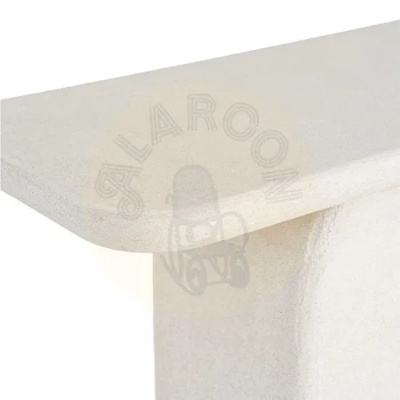 Consola blanca en DM acabado poroso granulado 100x35x82cm - Ixia - 616484IX - foto-secundaria-2