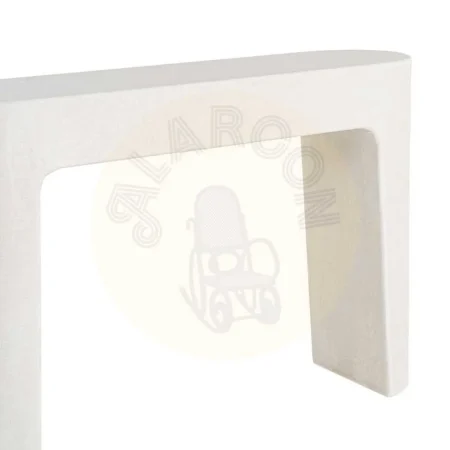 Consola blanca en DM acabado poroso granulado 120x32x80cm - Ixia - 616485IX - foto-secundaria-1