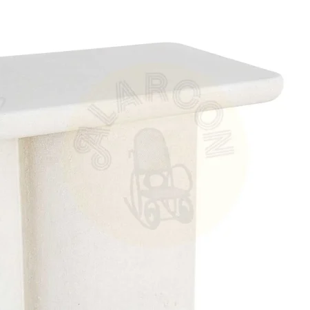 Consola blanca en DM con acabado poroso granulado 80x35x80cm - Ixia - 616486IX - foto-secundaria-2