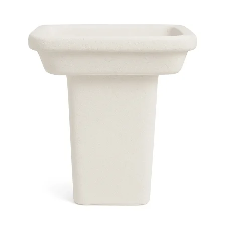 Consola lacada blanca en DM con acabado poroso granulado 119x38x82cm - Ixia - 616487IX - foto-blanco