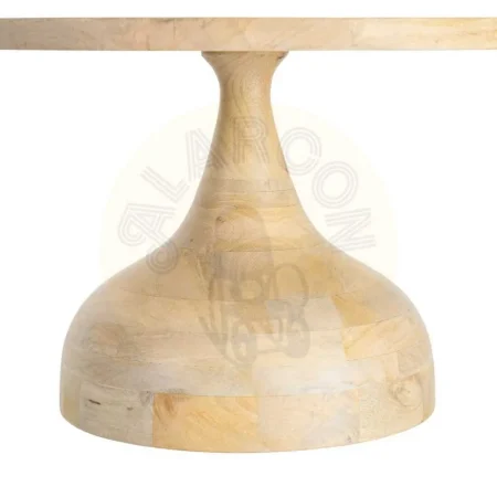 Mesita auxiliar de madera de mango natural para salón 67x67x40cm - Ixia - 616495IX - foto-secundaria-3
