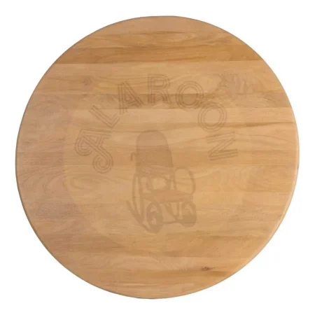 Mesa de comedor en madera de mango natural 130x130x76cm - Ixia - 616499IX - foto-secundaria-4