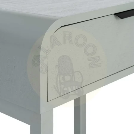 Mesita verde claro en DM con cajón y estructura de madera de pino 48x35.50x61cm - Ixia - 616500IX - foto-secundaria-3