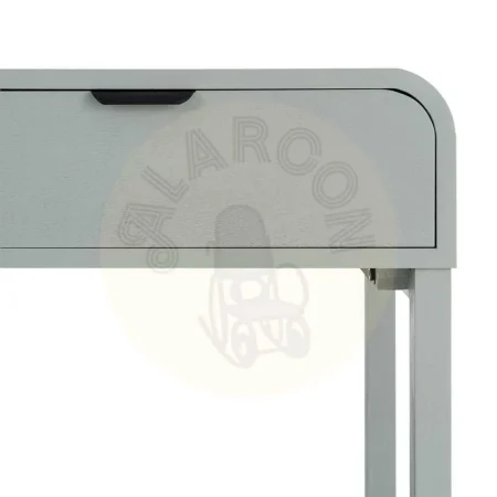 Mesita verde claro en DM con cajón y estructura de madera de pino 48x35.50x61cm - Ixia - 616500IX - foto-secundaria-6