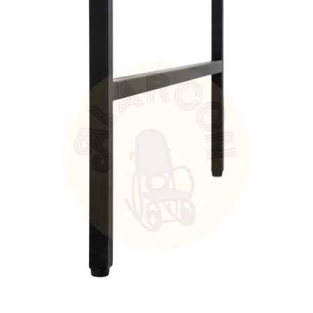Escritorio natural y negro en DM y metal con cajones y bandeja extraíble 140x60x80cm - Ixia - 616504IX - foto-secundaria-8