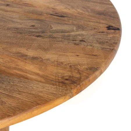 Mesa de comedor cuadrada de madera de mango 120x120x76cm - Ixia - 616506IX - foto-secundaria-1