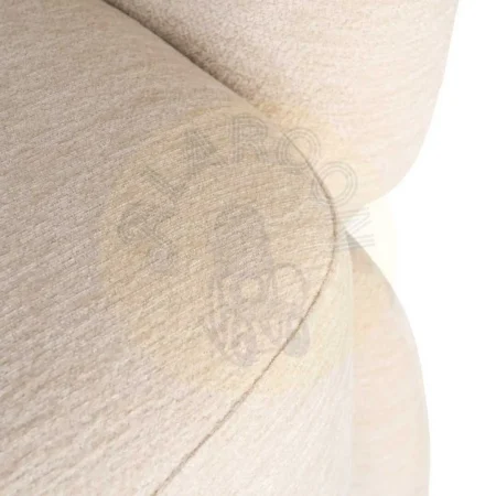 Sillón crema en DM con tapizado en tejido y relleno de espuma 77x75x73.50cm - Ixia - 616509IX - foto-secundaria-7
