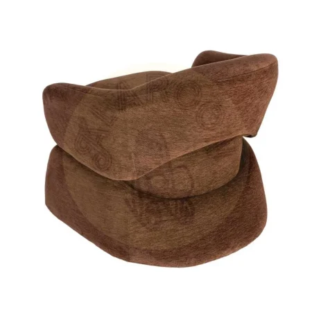 Sillón chocolate en DM tapizado poliéster con relleno de espuma 77x75x73.50cm - Ixia - 616510IX - foto-secundaria-2