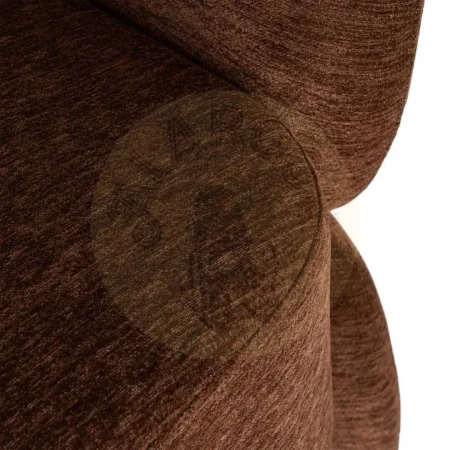 Sillón chocolate en DM tapizado poliéster con relleno de espuma 77x75x73.50cm - Ixia - 616510IX - foto-secundaria-7