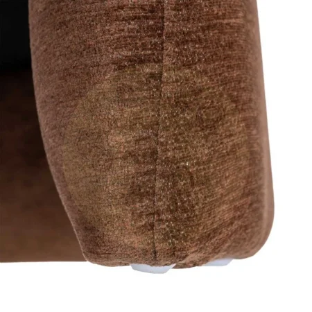 Sillón chocolate en DM tapizado poliéster con relleno de espuma 77x75x73.50cm - Ixia - 616510IX - foto-secundaria-8