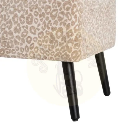 Banco baúl crema beige en DM y tejido 100% poliéster 100x40x44cm - Ixia - 616524IX - foto-secundaria-7