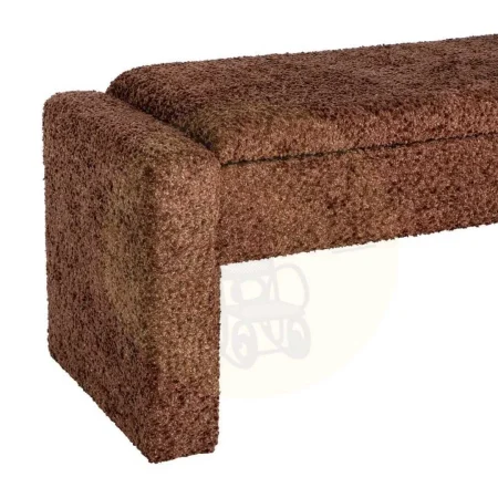 Banco baúl teja en DM con tejido 100% poliéster y foam 30mm 117x43x45cm - Ixia - 616526IX - foto-secundaria-3