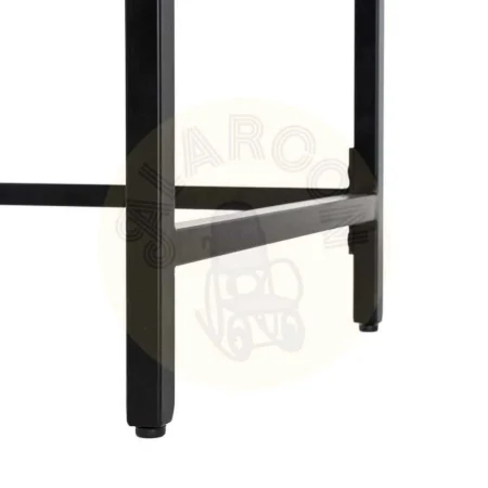 Escritorio miel en madera de mango con patas de hierro y 2 cajones 110x55x78cm - Ixia - 616552IX - foto-secundaria-6