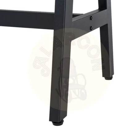 Mesa alta negro y crema en DM con estructura metálica 138x50x100cm - Ixia - 616568IX - foto-secundaria-4