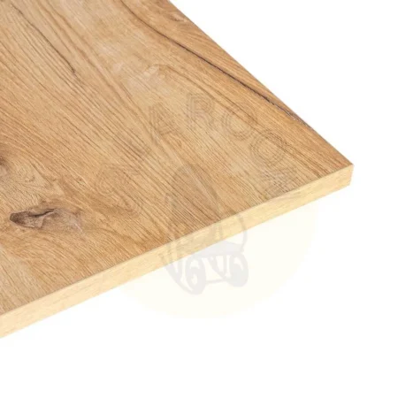 Mesa plegable en negro y natural con sobre de melamina y estructura de hierro 148x71x74cm - Ixia - 616571IX - foto-secundaria-5