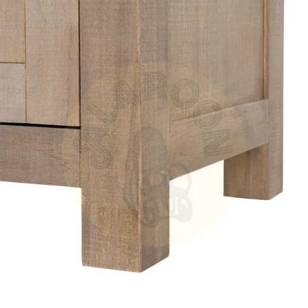 Aparador natural en madera de pino estilo cottage 140x40x86.50cm - Ixia - 616580IX - foto-secundaria-9