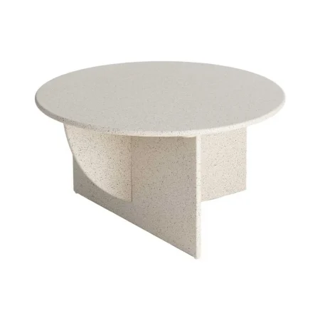 Mesa de centro blanca en DM 80x80x42cm - Ixia - 616759IX - foto-blanco