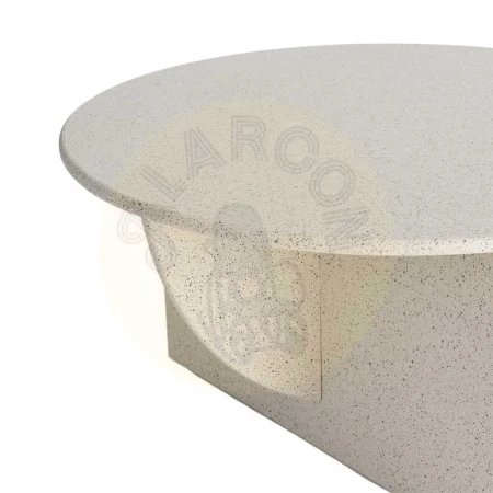 Mesa de centro blanca en DM 80x80x42cm - Ixia - 616759IX - foto-secundaria-2