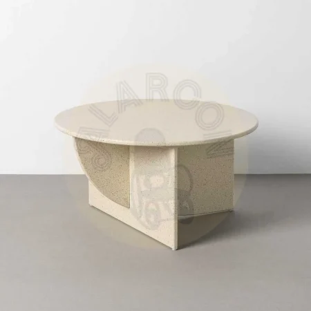 Mesa de centro blanca en DM 80x80x42cm - Ixia - 616759IX - foto-secundaria-5