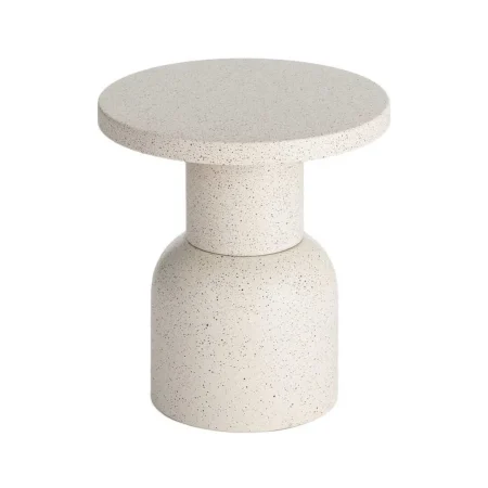 Mesita blanca de metal 40x40x43.50cm - Ixia - 616762IX - foto-blanco