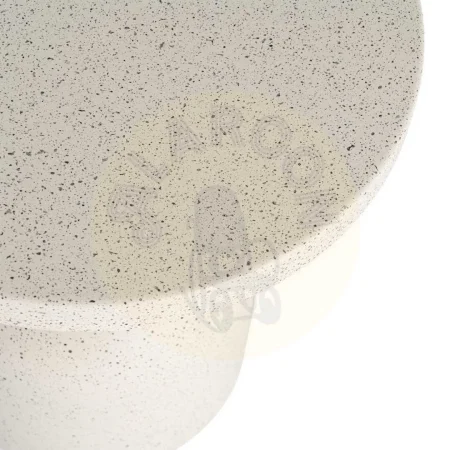 Mesita blanca de metal 40x40x43.50cm - Ixia - 616762IX - foto-secundaria-1