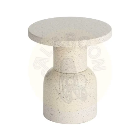 Mesita blanca de metal 40x40x43.50cm - Ixia - 616762IX - foto-secundaria-5