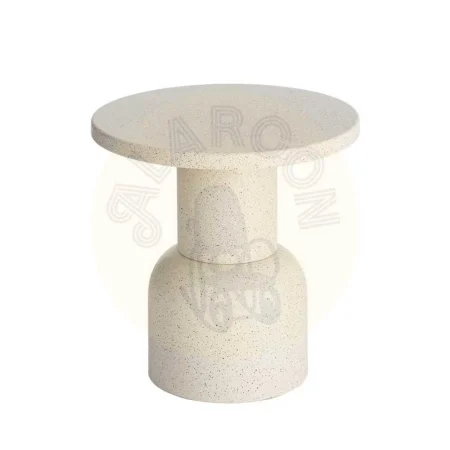 Mesita auxiliar blanca de metal 51x51x52cm - Ixia - 616763IX - foto-secundaria-5