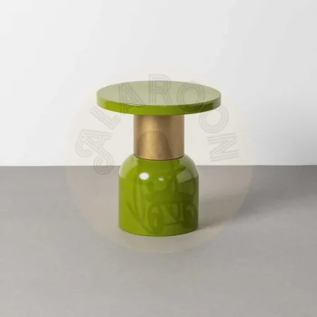 Mesita auxiliar verde de metal 40x40x43.50cm - Ixia - 616764IX - foto-secundaria-4