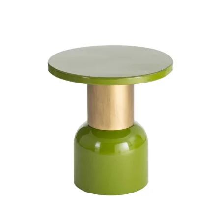 Mesita auxiliar verde de metal 51x51x52cm - Ixia - 616765IX - foto-blanco