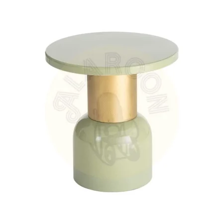Mesita auxiliar aguamarina en metal 51x51x52cm - Ixia - 616767IX - foto-secundaria-4