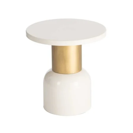 Mesita blanca de metal 51x51x52cm - Ixia - 616769IX - foto-blanco