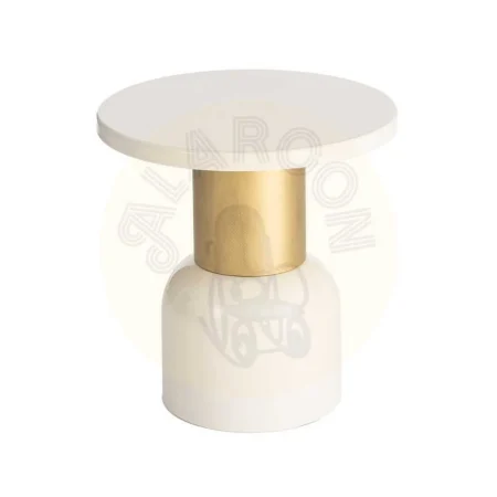 Mesita blanca de metal 51x51x52cm - Ixia - 616769IX - foto-secundaria-4