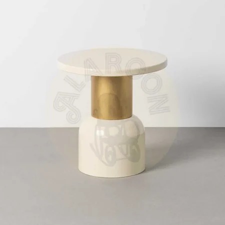 Mesita blanca de metal 51x51x52cm - Ixia - 616769IX - foto-secundaria-5