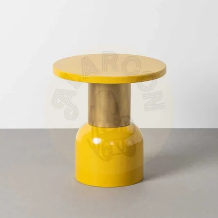 Mesita mostaza de metal 51x51x52cm - Ixia - 616771IX - foto-secundaria-5