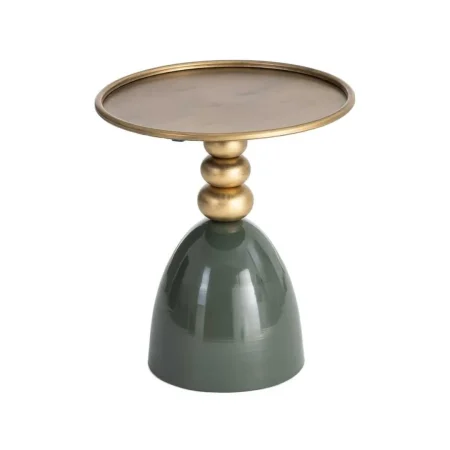 Mesita auxiliar metálica verde 40x40x47cm - Ixia - 616772IX - foto-blanco