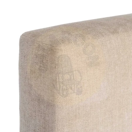 Cabecero tapizado en tejido beige con relleno de fibra 165x8x125cm - Ixia - 616851IX - foto-secundaria-2