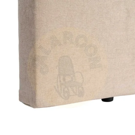 Cabecero tapizado en tejido beige con relleno de fibra 165x8x125cm - Ixia - 616851IX - foto-secundaria-3