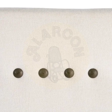 Cabecero tapizado de tejido crema para dormitorio 165x7x130cm - Ixia - 616852IX - foto-secundaria-1