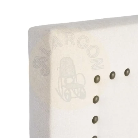 Cabecero tapizado de tejido crema para dormitorio 165x7x130cm - Ixia - 616852IX - foto-secundaria-2