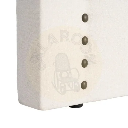 Cabecero tapizado de tejido crema para dormitorio 165x7x130cm - Ixia - 616852IX - foto-secundaria-3