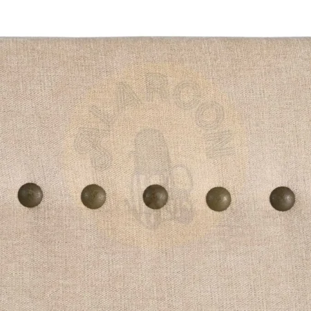 Cabecero en tejido beige para dormitorio con relleno de fibra 300gr 165x7x130cm - Ixia - 616853IX - foto-secundaria-1