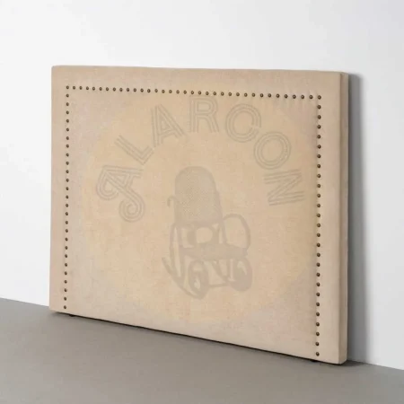 Cabecero en tejido beige para dormitorio con relleno de fibra 300gr 165x7x130cm - Ixia - 616853IX - foto-secundaria-5