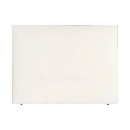 Cabecero tapizado crema 100% poliéster con relleno 300gr y estructura en tablero DM 160x122cm - Ixia - 616854IX - foto-blanco
