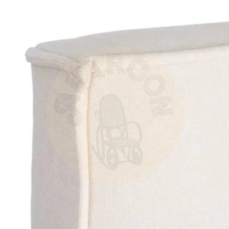 Cabecero tapizado crema 100% poliéster con relleno 300gr y estructura en tablero DM 160x122cm - Ixia - 616854IX - foto-secundaria-2