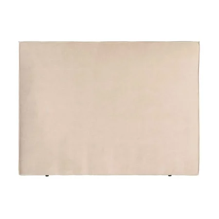 Cabecero tejido beige con estructura en DM y relleno fibra 300gr 160x122cm - Ixia - 616855IX - foto-blanco