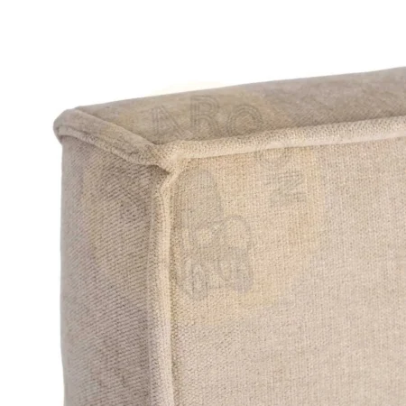 Cabecero tejido beige con estructura en DM y relleno fibra 300gr 160x122cm - Ixia - 616855IX - foto-secundaria-2