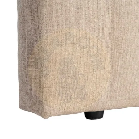 Cabecero beige tejido para dormitorio 160x122cm - Ixia - 616857IX - foto-secundaria-3