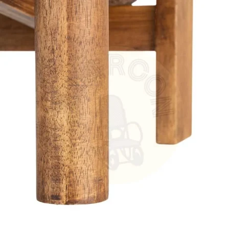 Sillón tapizado marrón con patas de madera y asiento de foam 96x86.50x82.50cm - Ixia - 616939IX - foto-secundaria-8