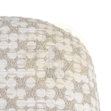 Sillón tapizado beige con tejido 95% poliéster 5% acrílico y estructura de metal y madera contrachapada 82x84x77cm - Ixia - 616941IX - foto-secundaria-4